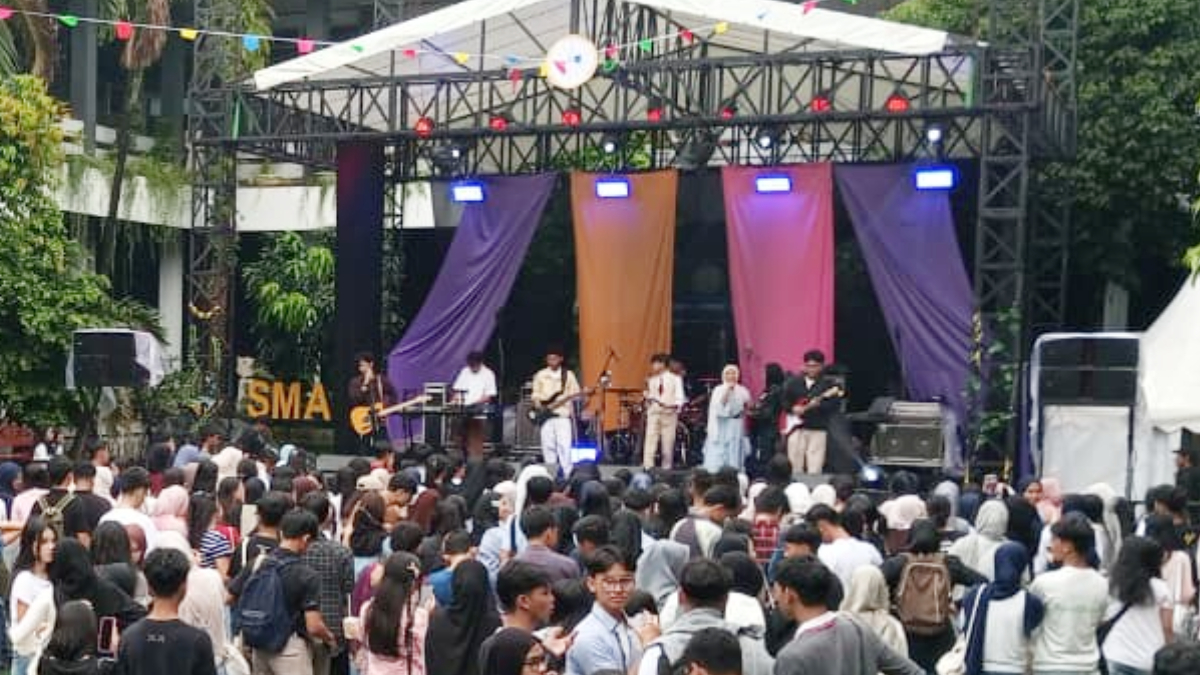 Penutupan Pekan Kreativitas Siswa (PKS) bertajuk Nadelaine 2026 di SMAN 3 Kota Bogor.
