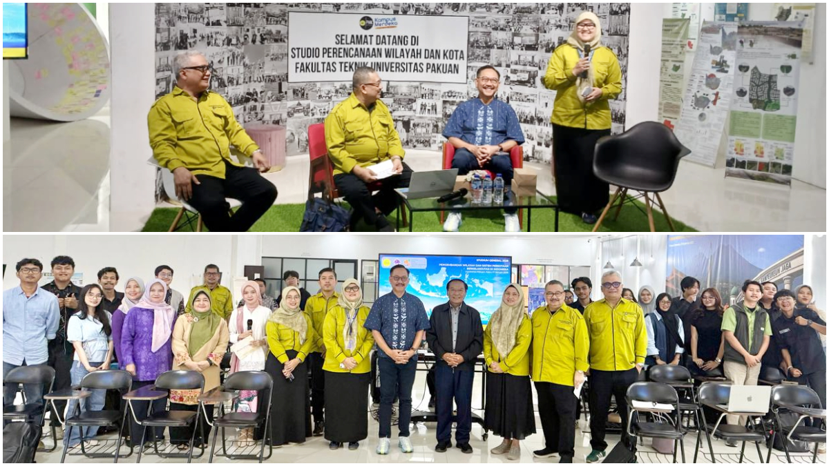 Prodi Perencanaan Wilayah dan Kota Fakultas Teknik Universitas Pakuan (Unpak) Bogor menghadirkan Prof Bambang Susantono.
