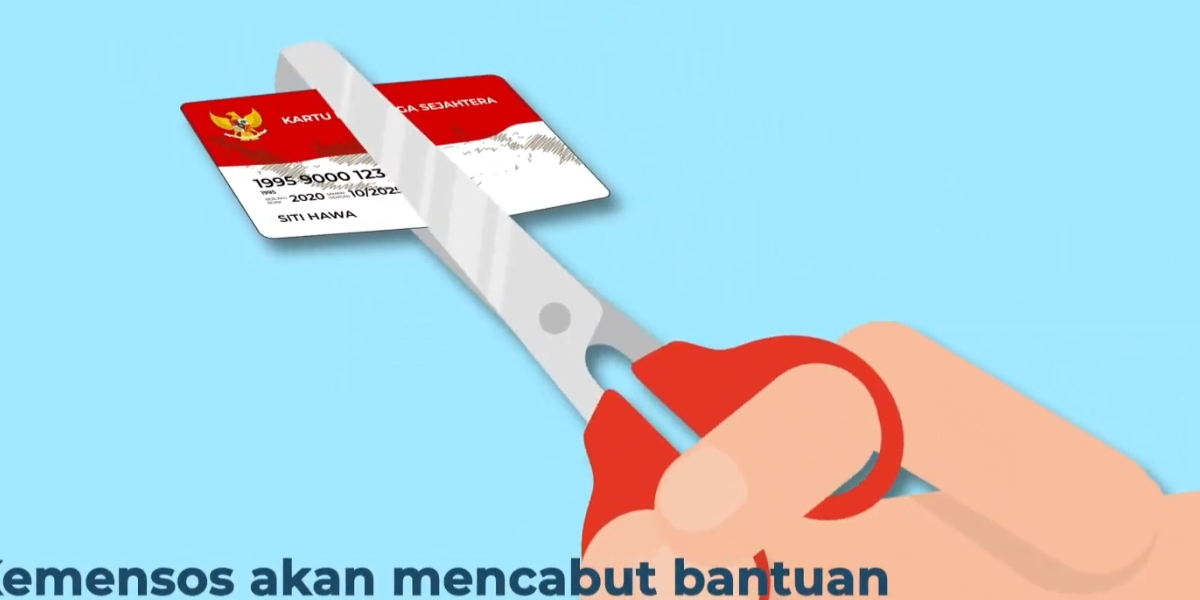 Ilustrasi pencabutan bansos dari KPM yang melanggar