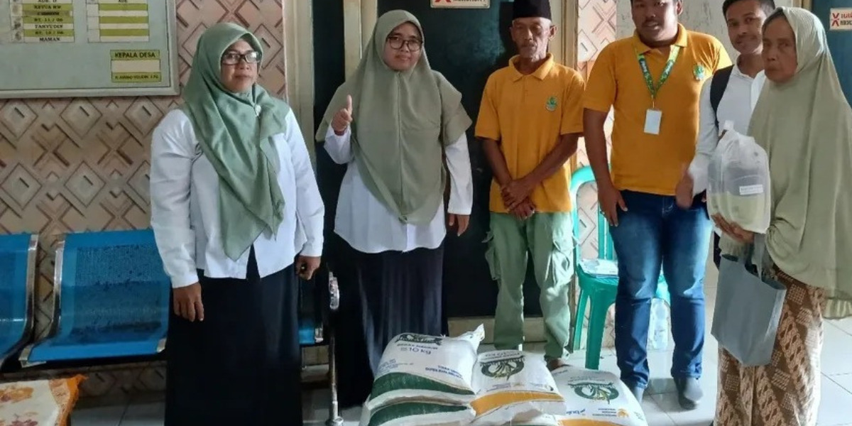 Ilustrasi penyaluran bansos pangan beras sebagai salah satu paket stimulus 2026