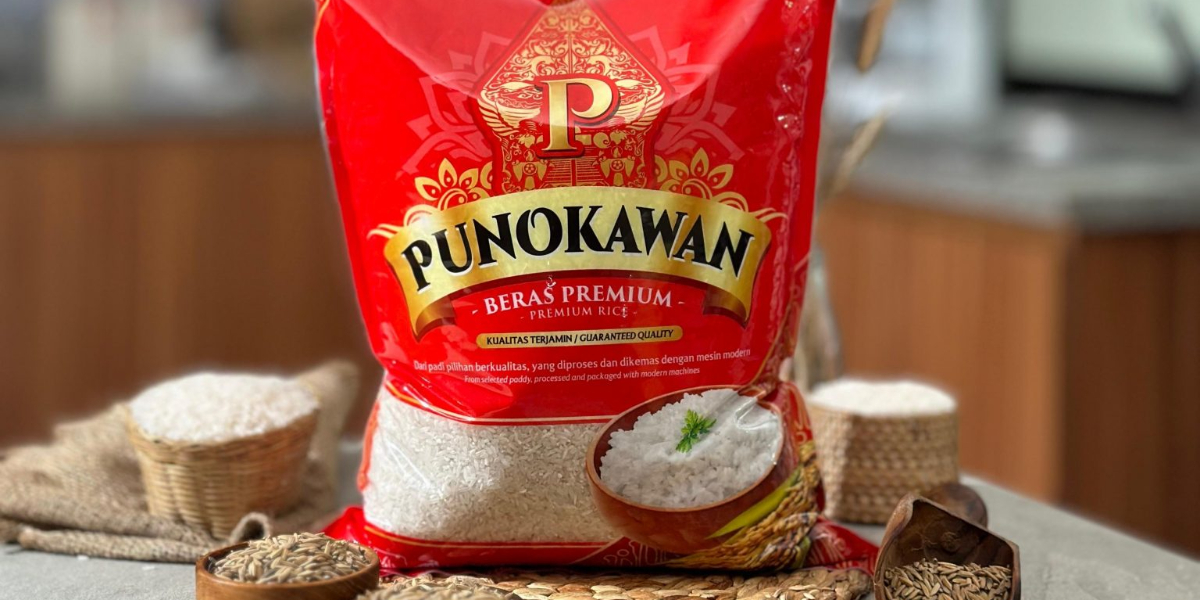 Ilustrasi bansos beras premium untuk KPM.