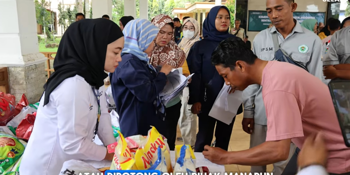 Ilustrasi Proses Penyaluran Bansos