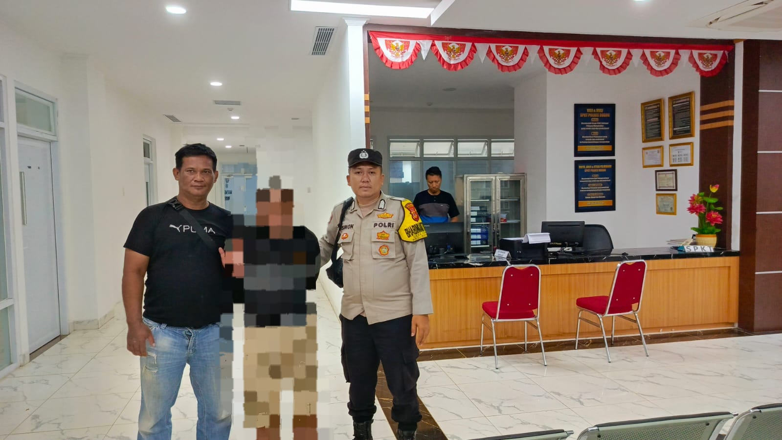 Polres Bogor amankan pelaku di Mapolres Bogor, Kecamatan Cibinong, Kabupaten Bogor.
