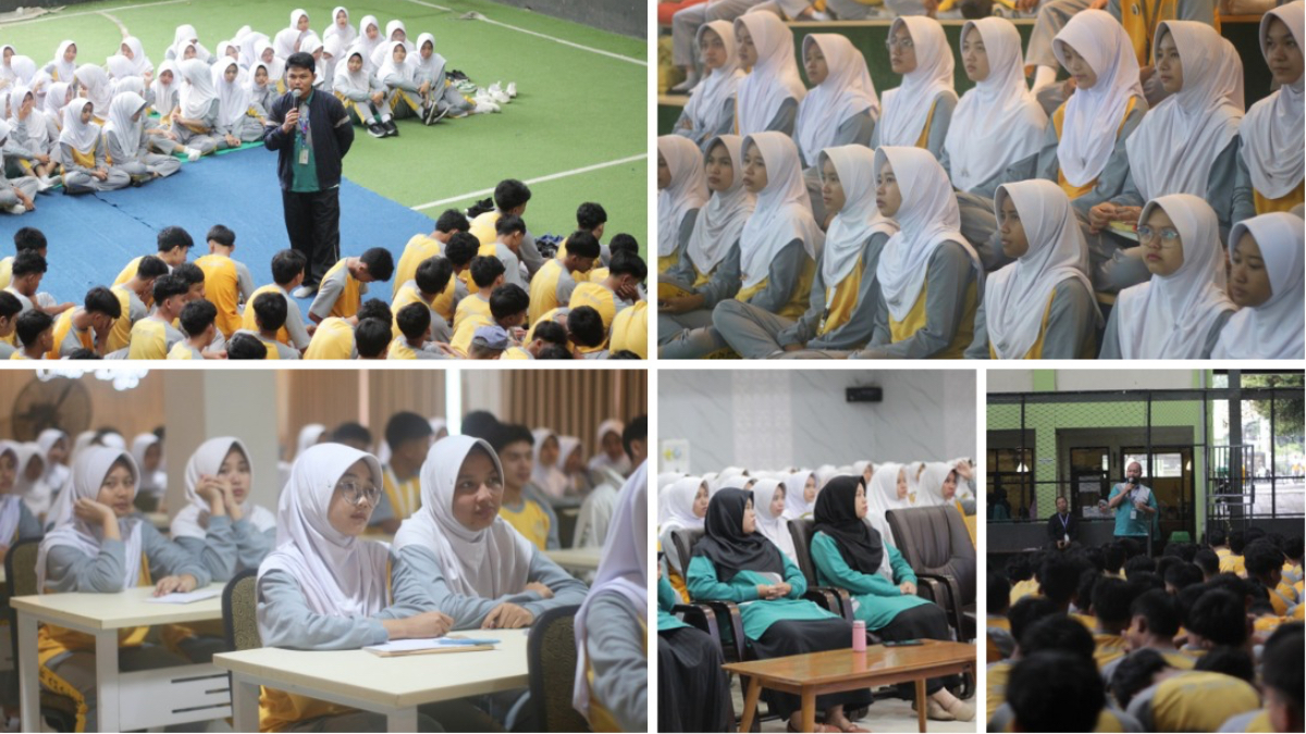 SMK Amaliah 1 dan 2 Ciawi Bogor awali semester genap dengan pembekalan.