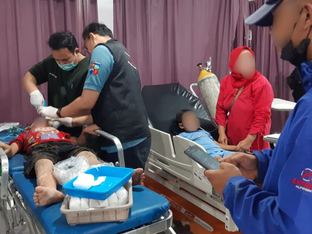 Jemput bola yang dilakukan PSC 119 Dinkes Kota Bogor.