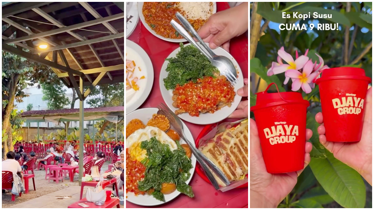 Suasana dan menu yang ada di Warkop Dadali Djaya Bogor.