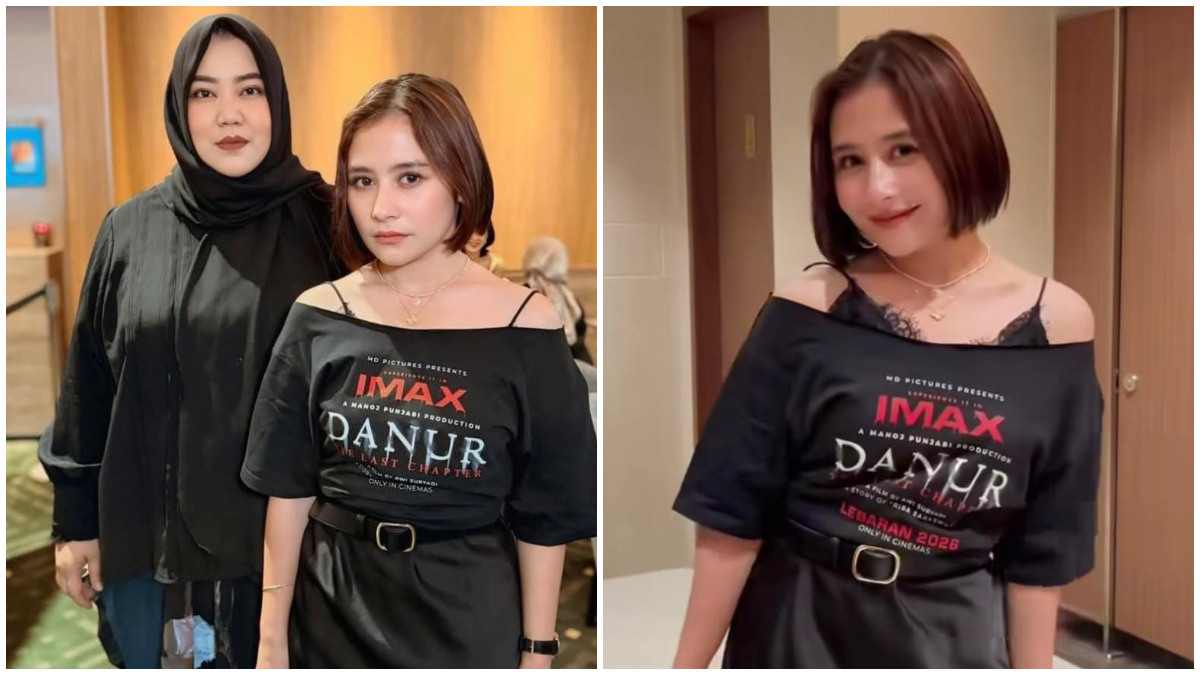 Prilly Latuconsina dalam konferensi pers Film Danur : The Last Chapter yang menandai akhir perjalanannya memerankan Risa Saraswati.