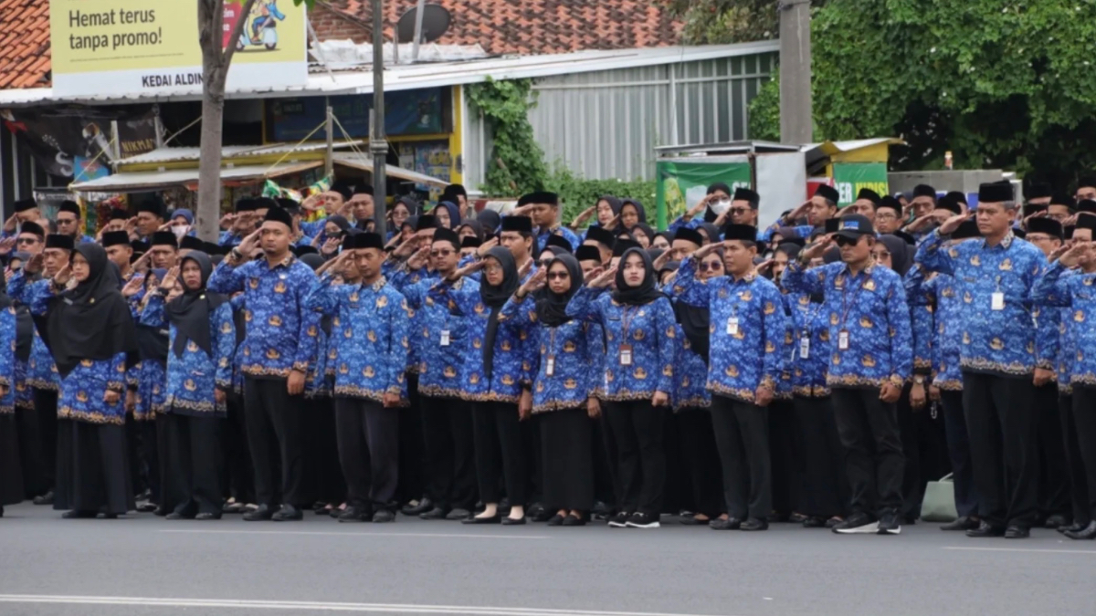 Ilustrasi lulusan CPNS.