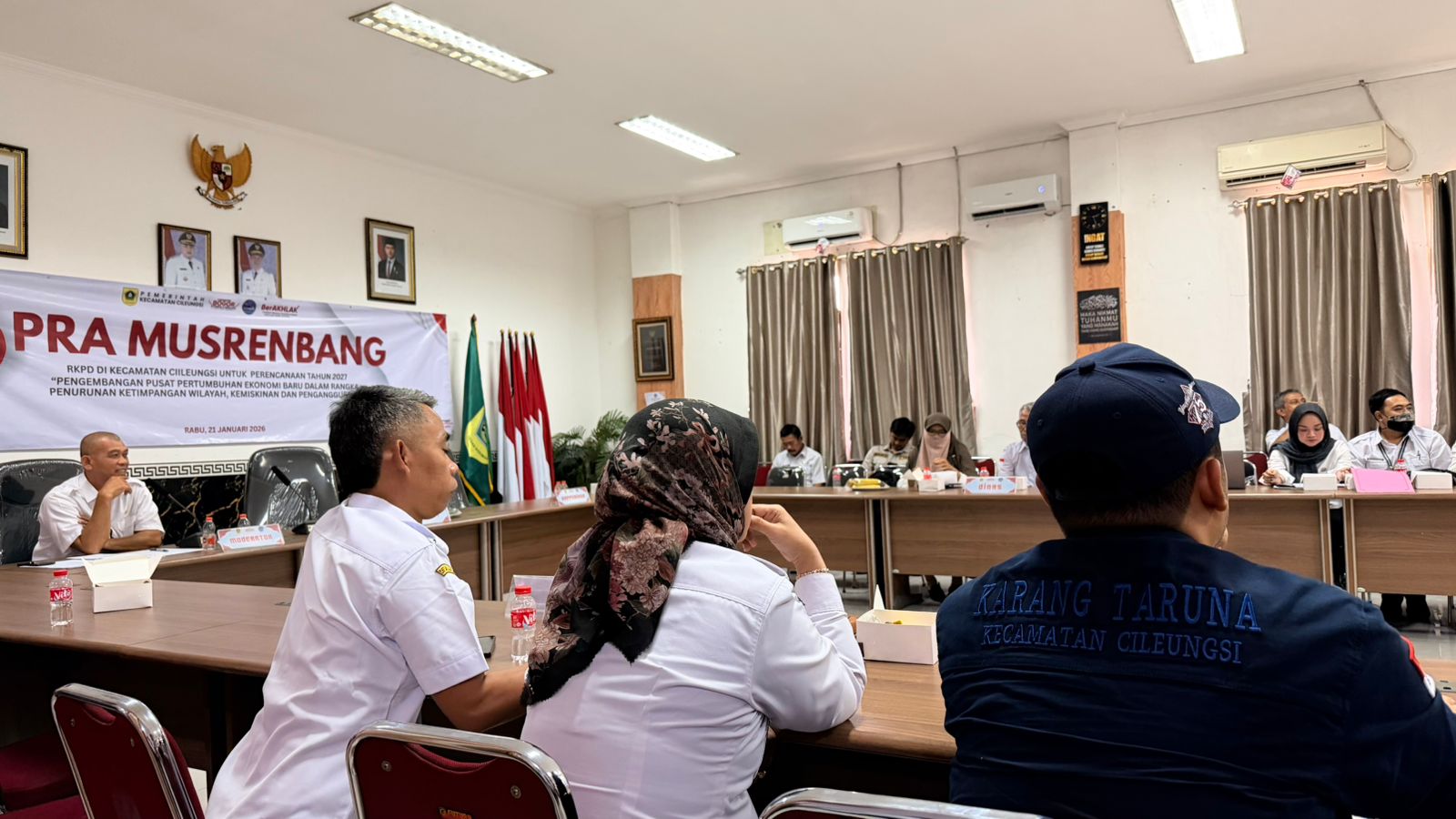 Kegiatan Pra Musrenbang yang dilaksanakan di Kecamatan Cariu Kabupaten Bogor.