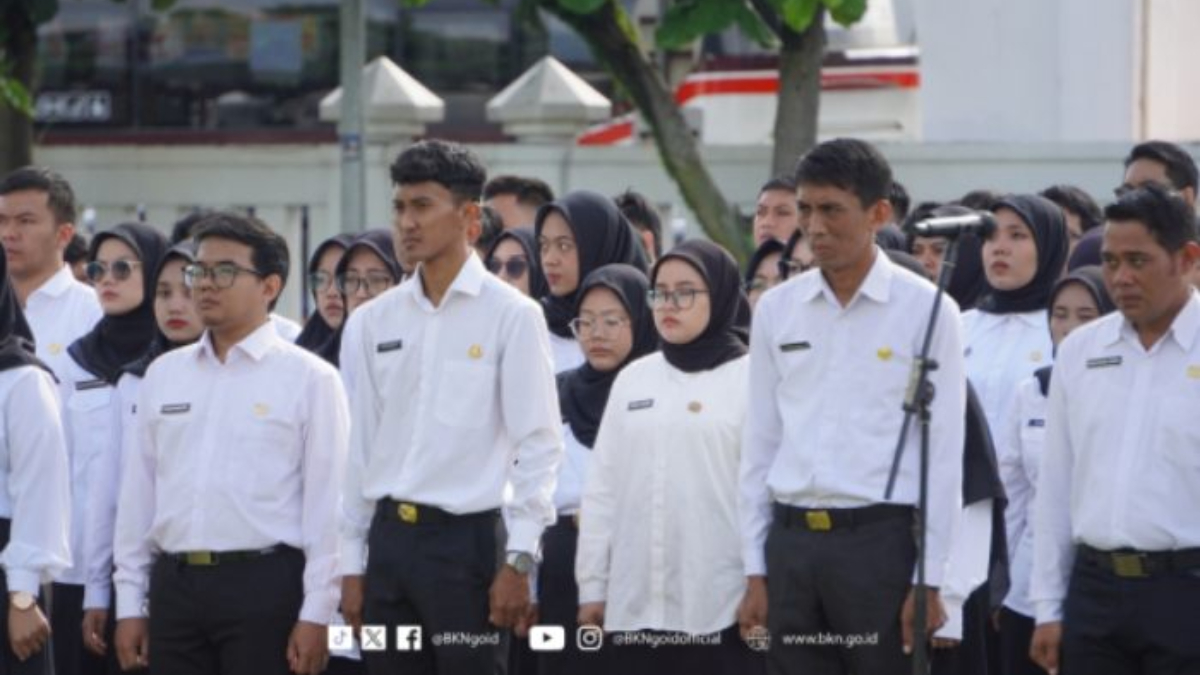 Ilustrasi pelantikan ASN.