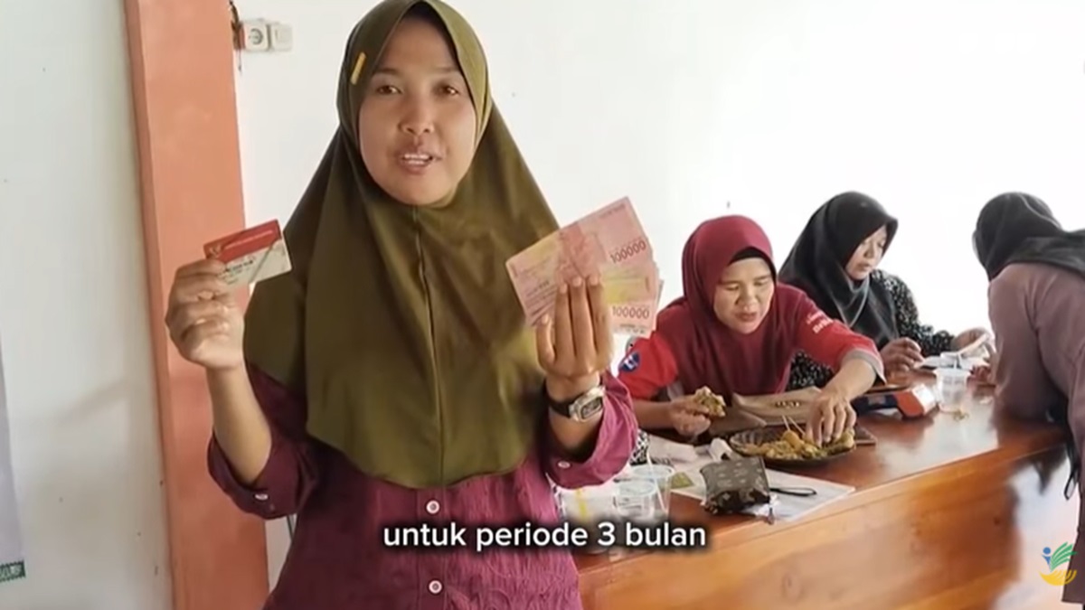 Ilustrasi. KPM bansos pemegang KKS.