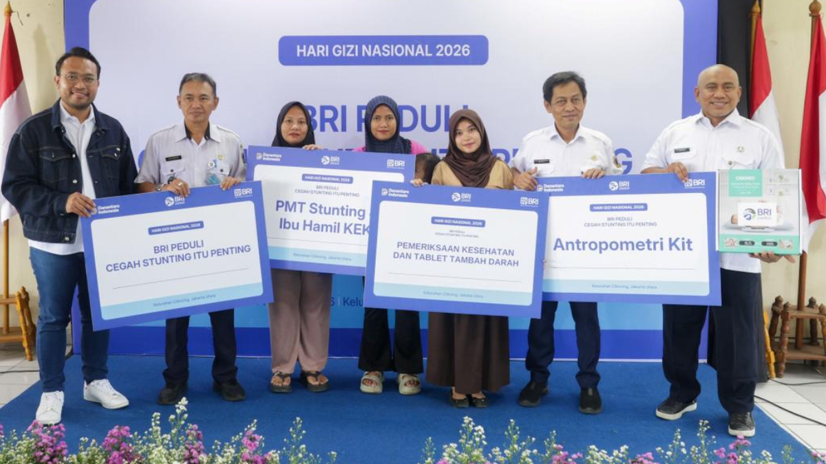 Hari Gizi Nasional, BRI Peduli turut serta dalam upaya pencegahan stunting di berbagai wilayah.