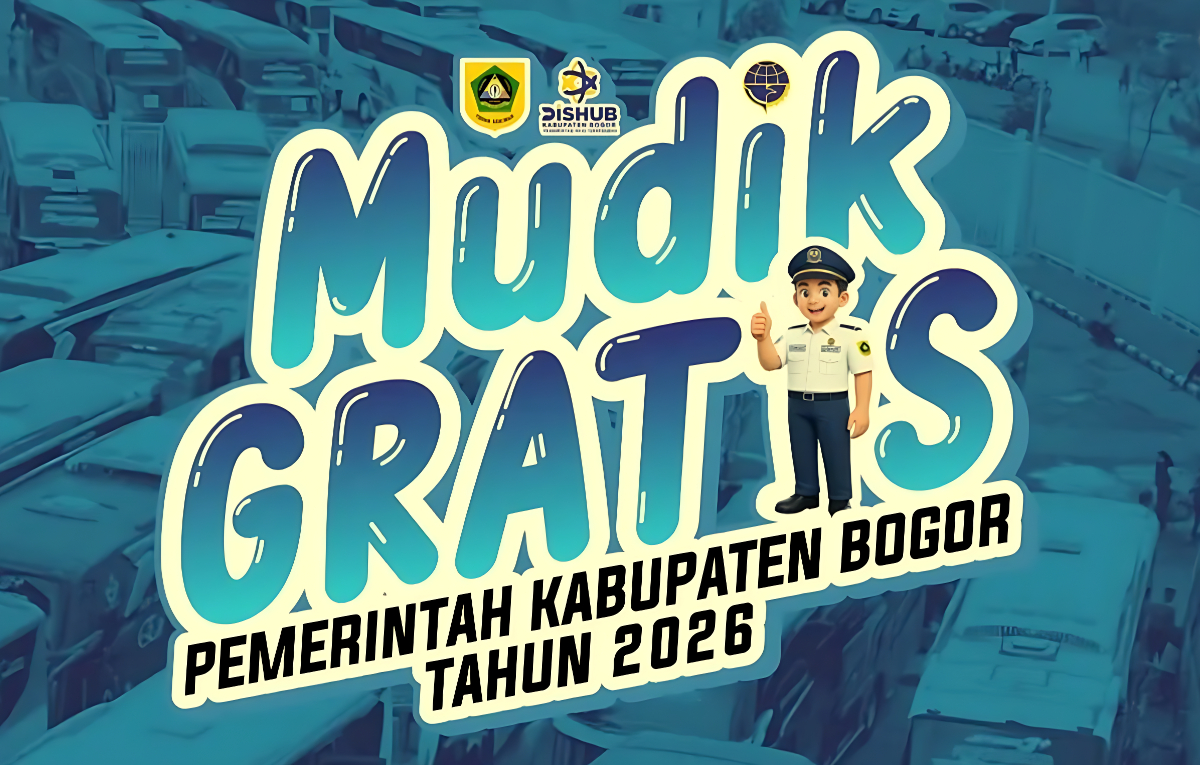 Mudik gratis Pemerintah Kabupaten Bogor tahun 2026.
