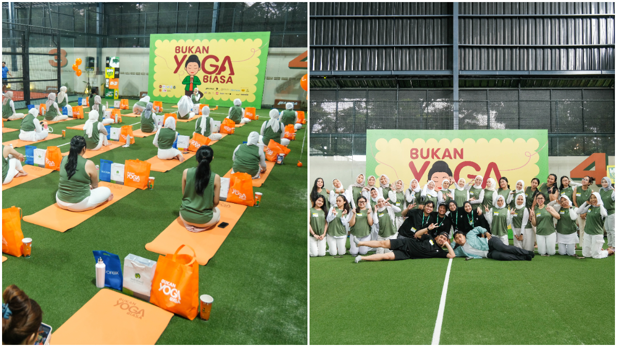 Susu Mbok Darmi&nbsp;menghadirkan aktivitas yoga dengan konsep Bukan Yoga Biasa.
