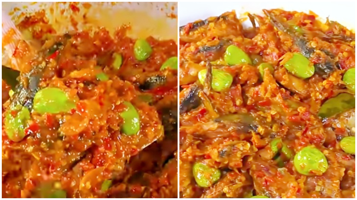 Hidangan Tongkol Pete Balado dari&nbsp;Youtube Channel Dapur Cantik