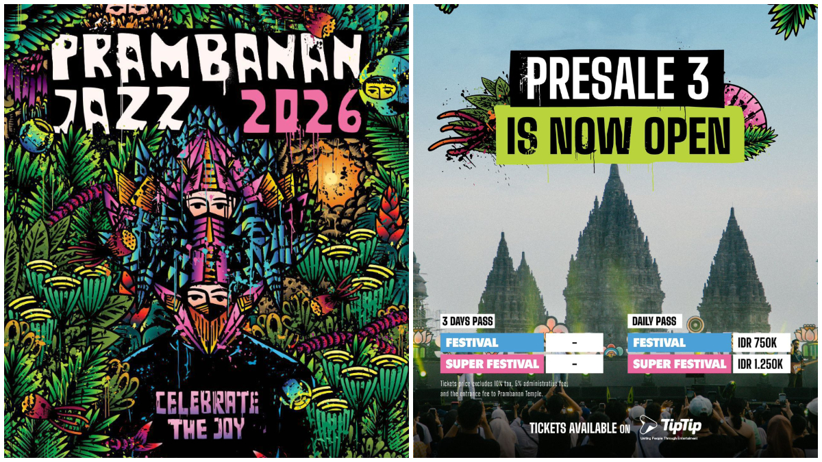 Poster promosi Prambanan Jazz 2026.