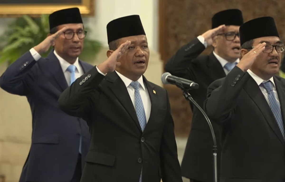Menteri ESDM, Bahlil Lahadalia menjadi&nbsp;Ketua Harian&nbsp;DEN.