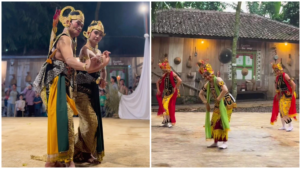 Suasana pagelaran seni budaya yang rutin digelar di Tanabambu, Bogor.