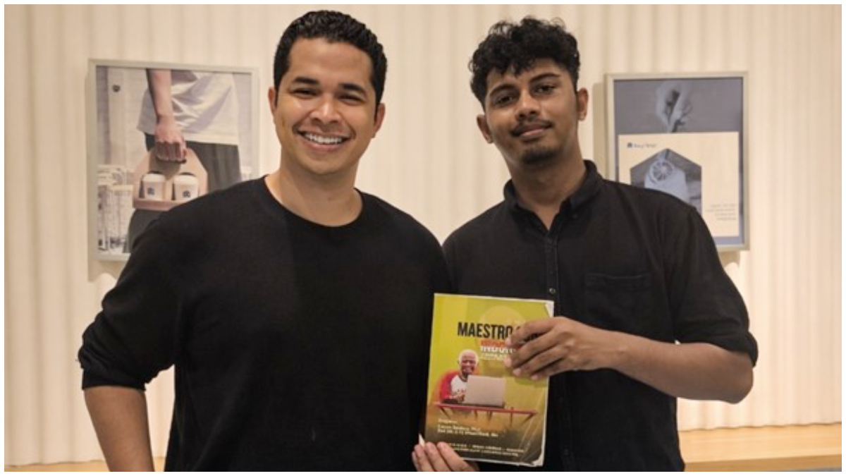 Ferel Ivandi Hutagalung selaku Founder gerakan kepemudaan Werise.now bersama Aldiansyah.