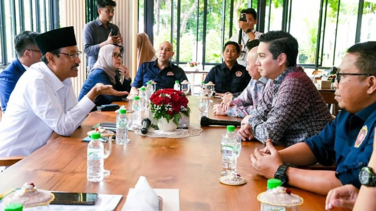 Menteri Sosial Saifullah Yusuf dalam pertemuan strategis bersama pilar-pilar sosial