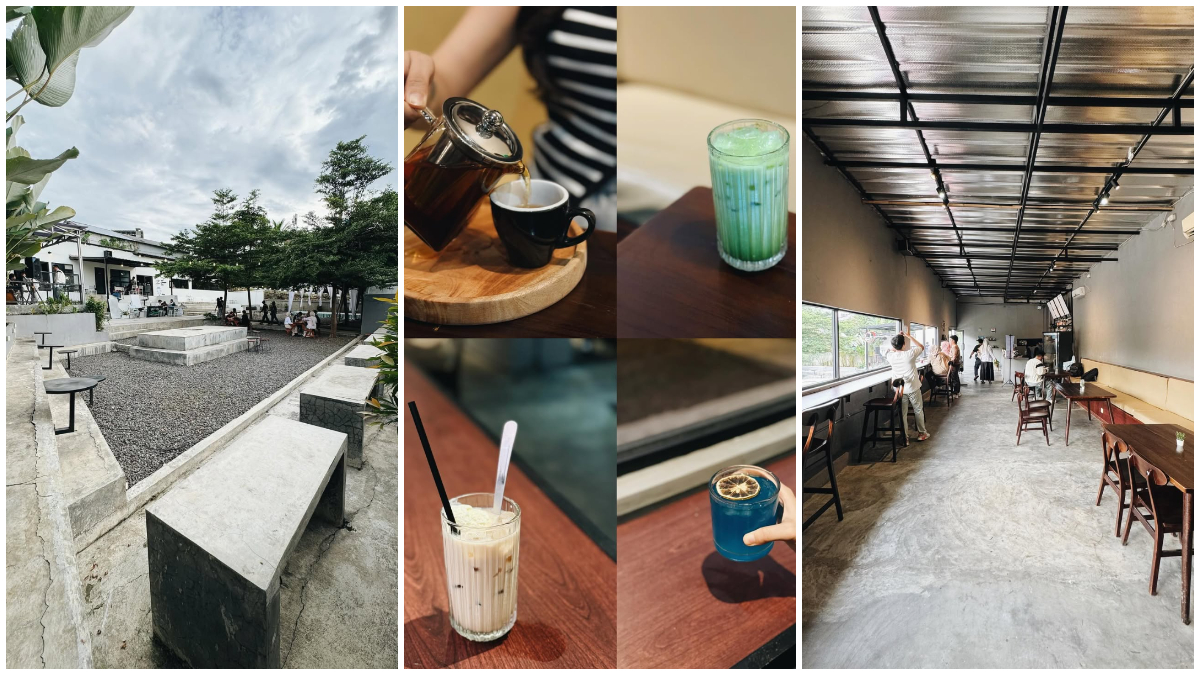 Tanair Coffee dengan konsep open space di kawasan Cibuluh, Bogor.&nbsp;