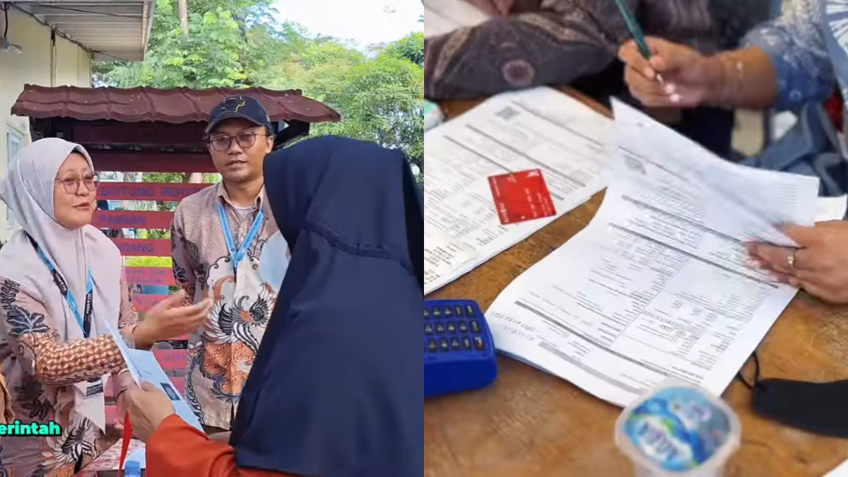 Ilustrasi: Penyaluran bantuan sosial (bansos) kepada para penerima manfaat atau KPM.