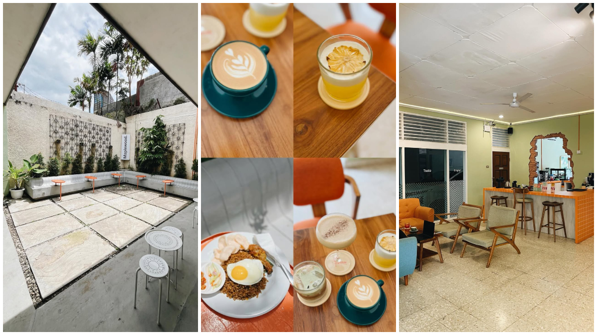 Suasana homey Maplewood Coffee yang nyaman untuk ngopi dan work from cafe di Bogor.