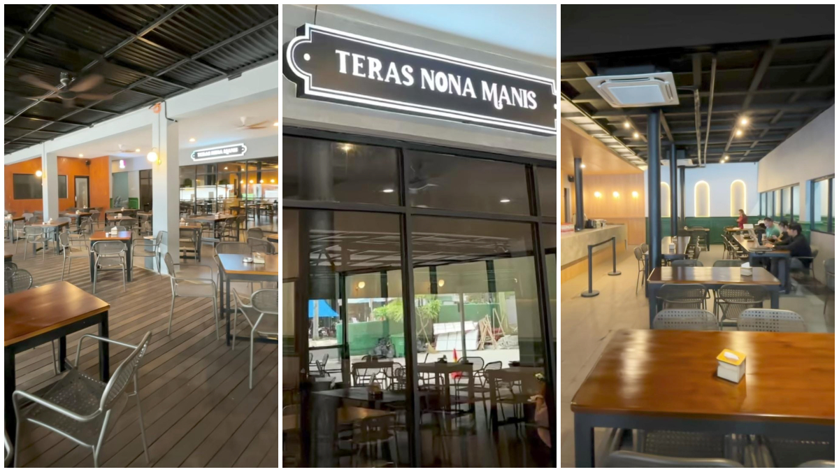 Suasana Kafe Teras Nona Manis di Jalan Merdeka Kota Bogor.