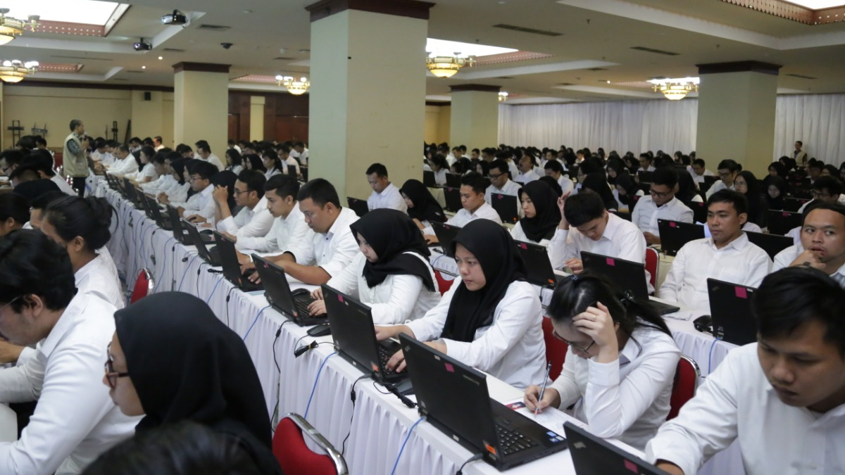 Ilustrasi. Seleksi CPNS yang diikuti termasuk para fresh graduate.