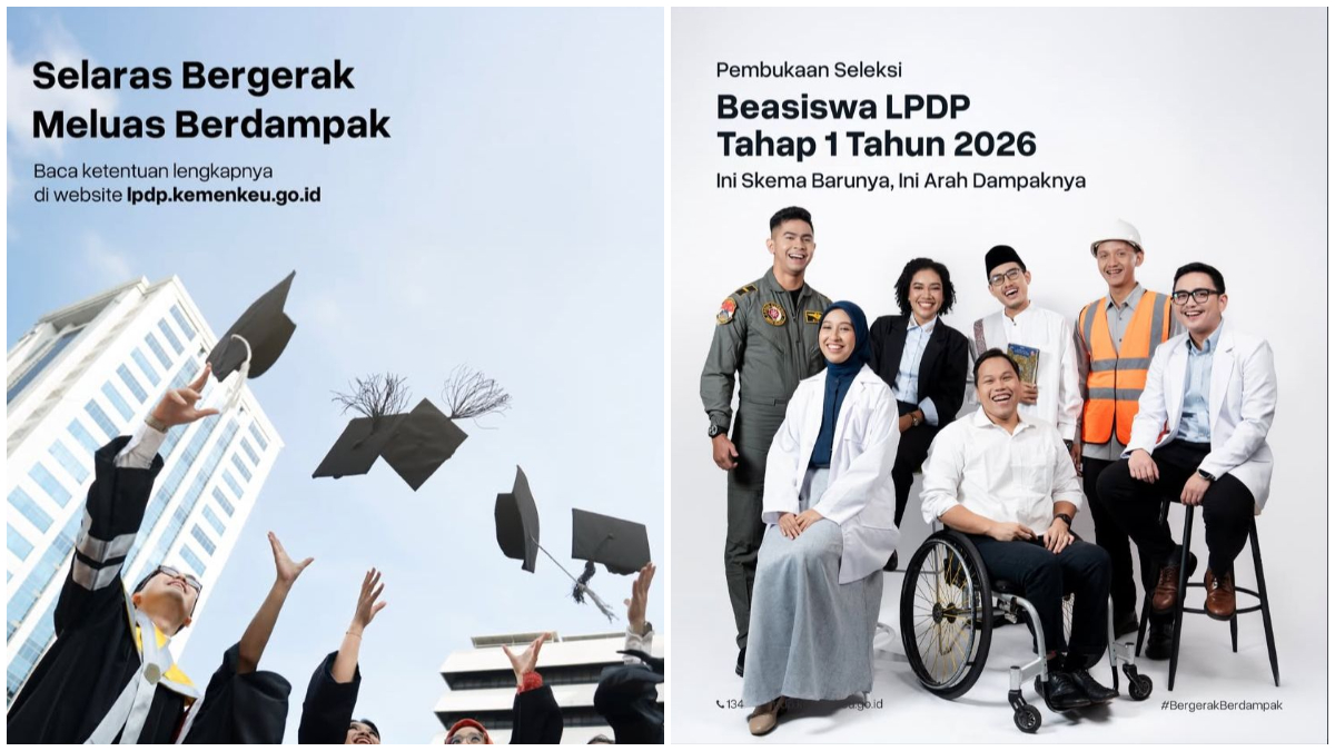 Poster Pembukaan Seleksi Beasiswa LPDP Tahap 1 Tahun 2026