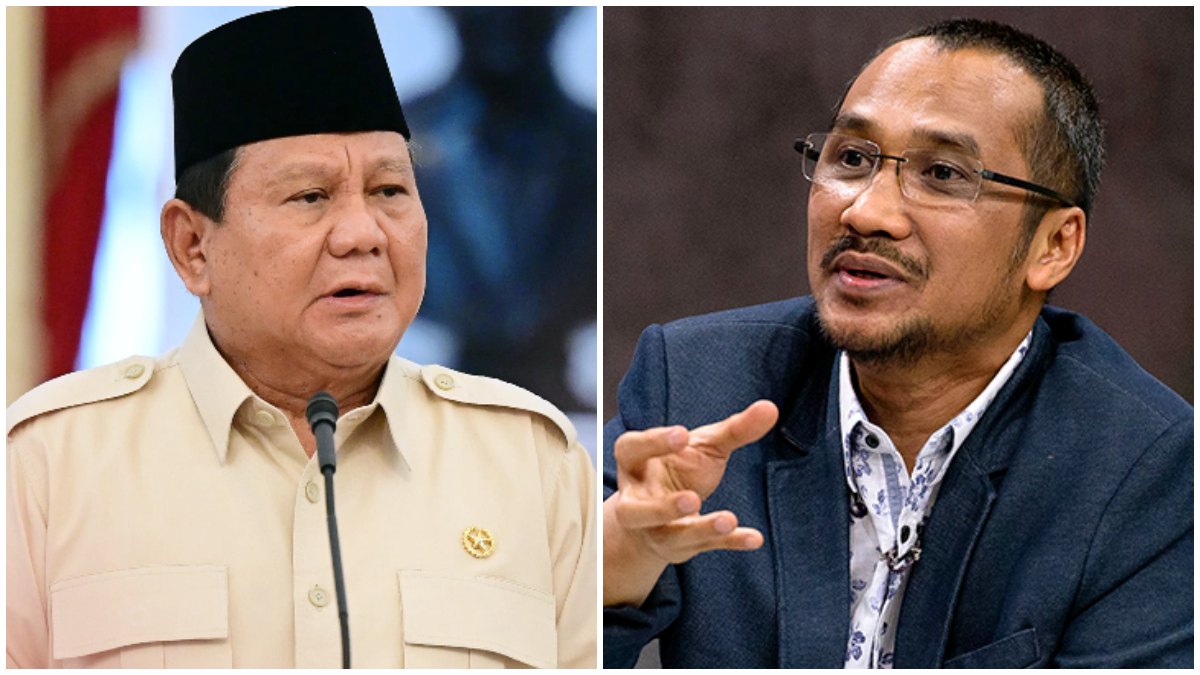 Presiden Prabowo Subianto, dan mantan ketua KPK Abraham Samad.