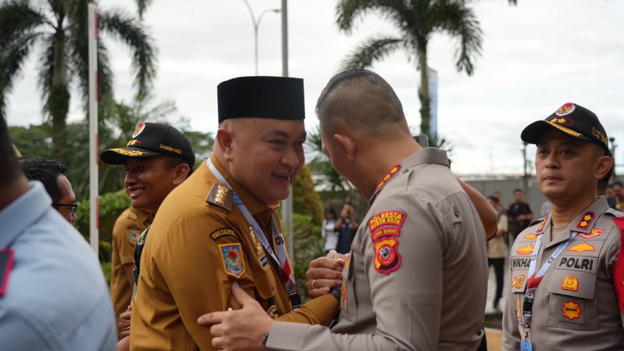 Bupati Bogor, Rudy Susmanto saat menghadiri Rakornas Pemerintah Pusat dan Daerah di SICC, Kabupaten Bogor, Senin 2 Febuari 2026.