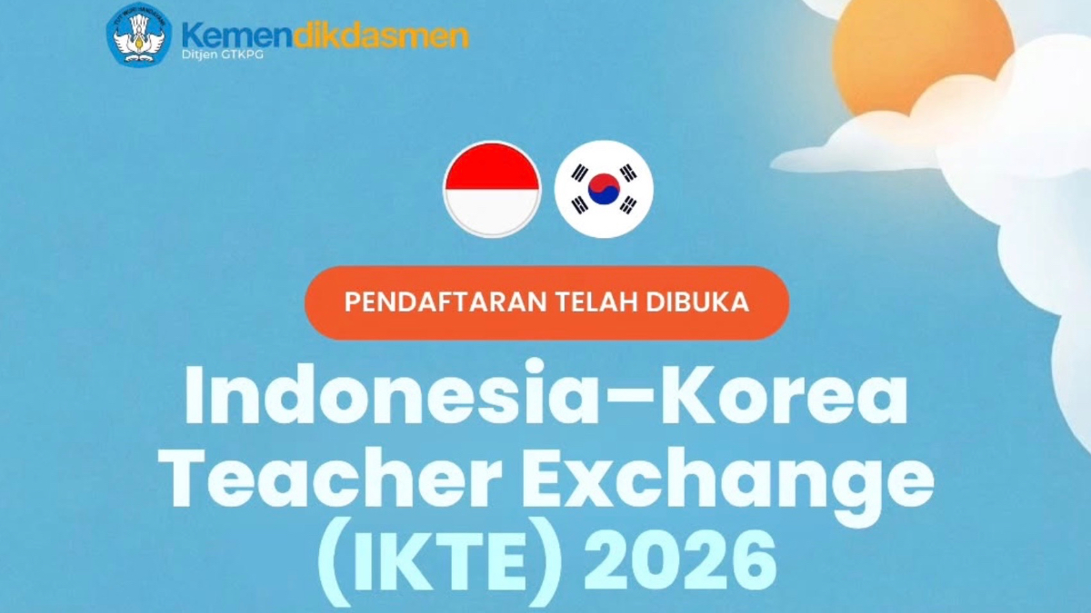 Kesempatan guru mengajar di Korea Selatan dengan mengikuti program IKTE 2026.