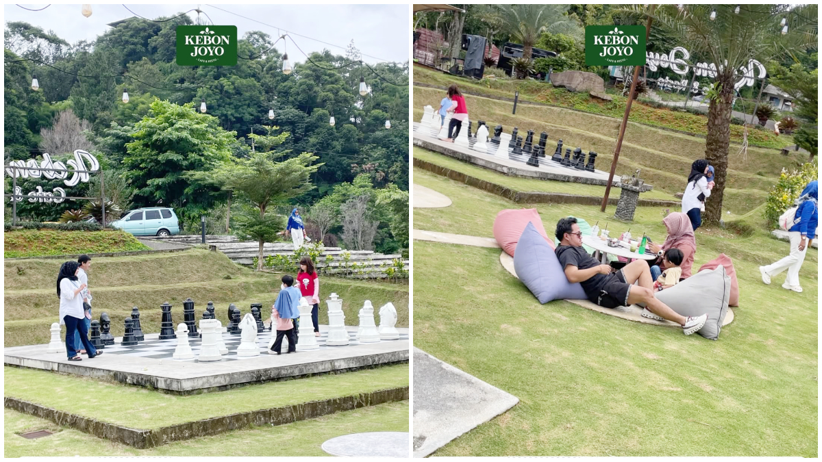 Suasana di Kafe dan Resto Kebon Joyo Bogor.