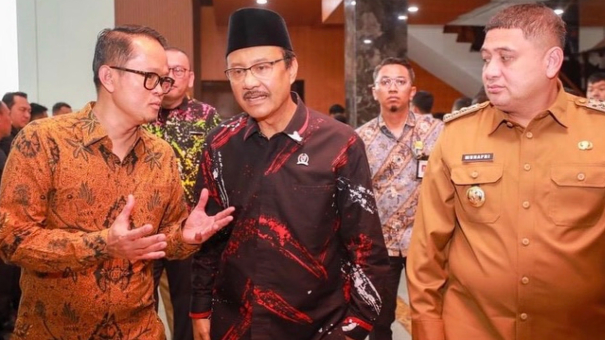 Menteri Sosial Saifullah Yusuf dalam kegiatan Sosialisasi Piloting Digitalisasi Bansos.