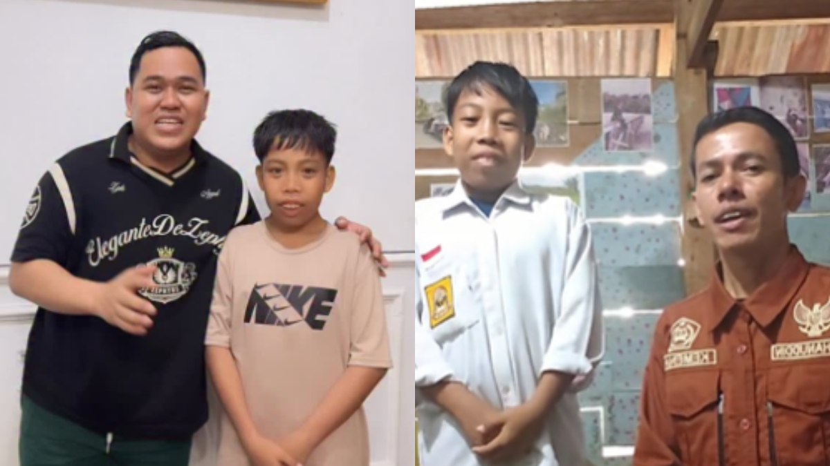 Onggo siswa SMP dan sang guru vokal viral di TikTok&nbsp;hingga bertemu dengan penyanyi Ical Majene.