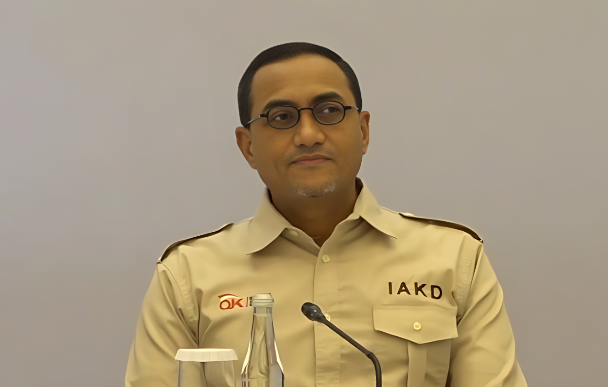 Pejabat Sementara Kepala Eksekutif Pengawas Pasar Modal, Keuangan Derivatif, dan Bursa Karbon OJK, Hasan Fawzi.