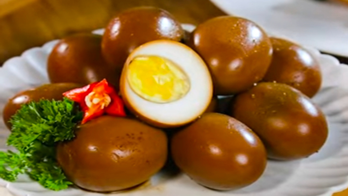 Resep telur bacem ala Chef Rudy Choirudin