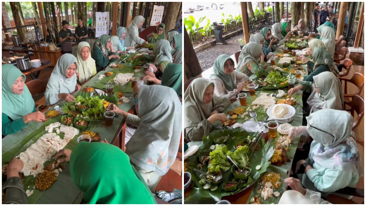 Potret pelaksanaan tradisi Cucurak untuk menyambut bulan suci Ramadhan.