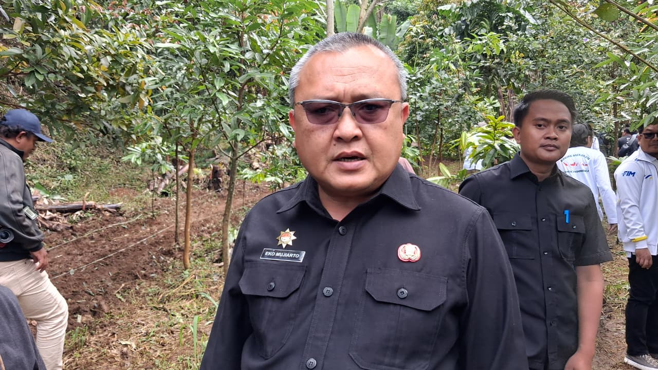Kepala DPKP Kabupaten Bogor, Eko Mujiarto saat dimintai keterangan oleh Radar Bogor, Kamis 5 Februari 2026.