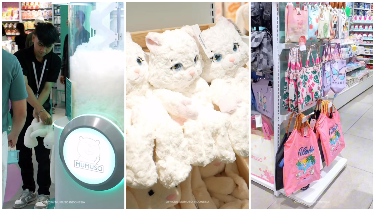Suasana saat di DIY boneka dan beberapa perlengkapan di Mumuso.
