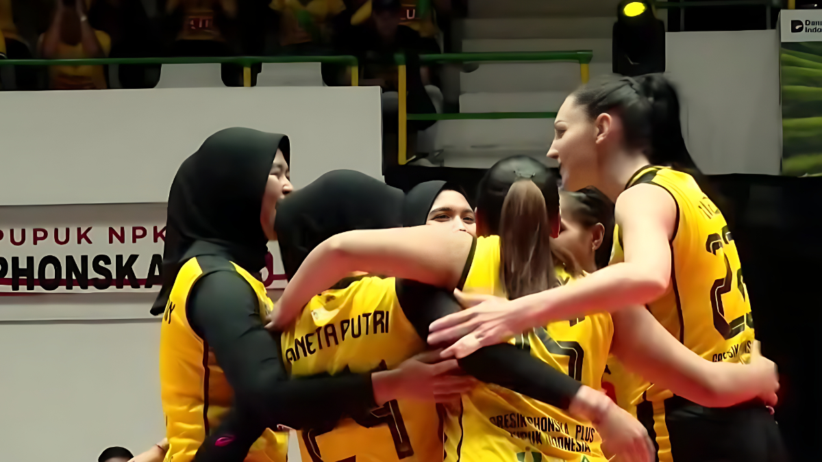 Peluang Gresik Phonska Plus Pupuk Indonesia ke final four Proliga 2026 cukup besar.