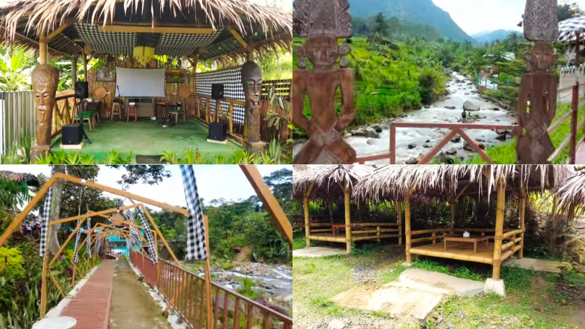 Saung Sabin Bogor, tempat nongkrong sambil healing berasa di Bali.
