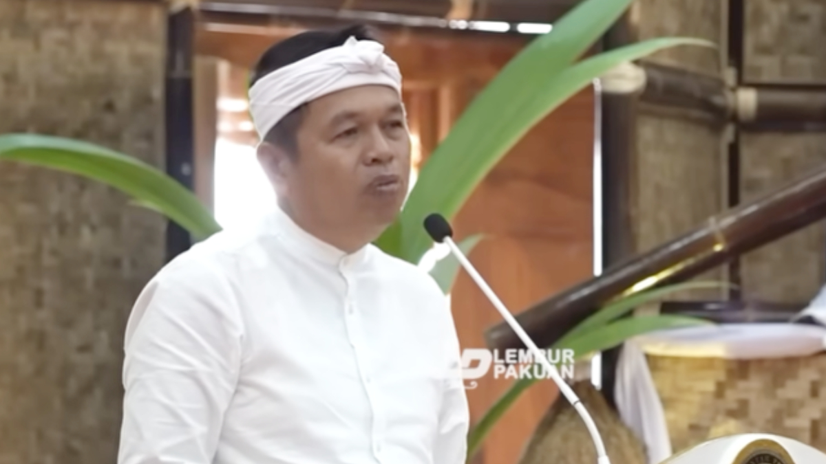 Gubernur Jawa Barat Dedi Mulyadi saat hadir dalam sebuah acara beberapa waktu lalu.