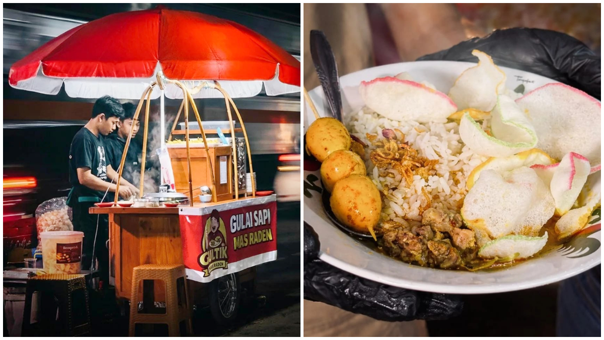 Suasana Warung Gultik Mas Raden Jalan Sholeh Iskandar, Tanah Sareal, Kota Bogor.