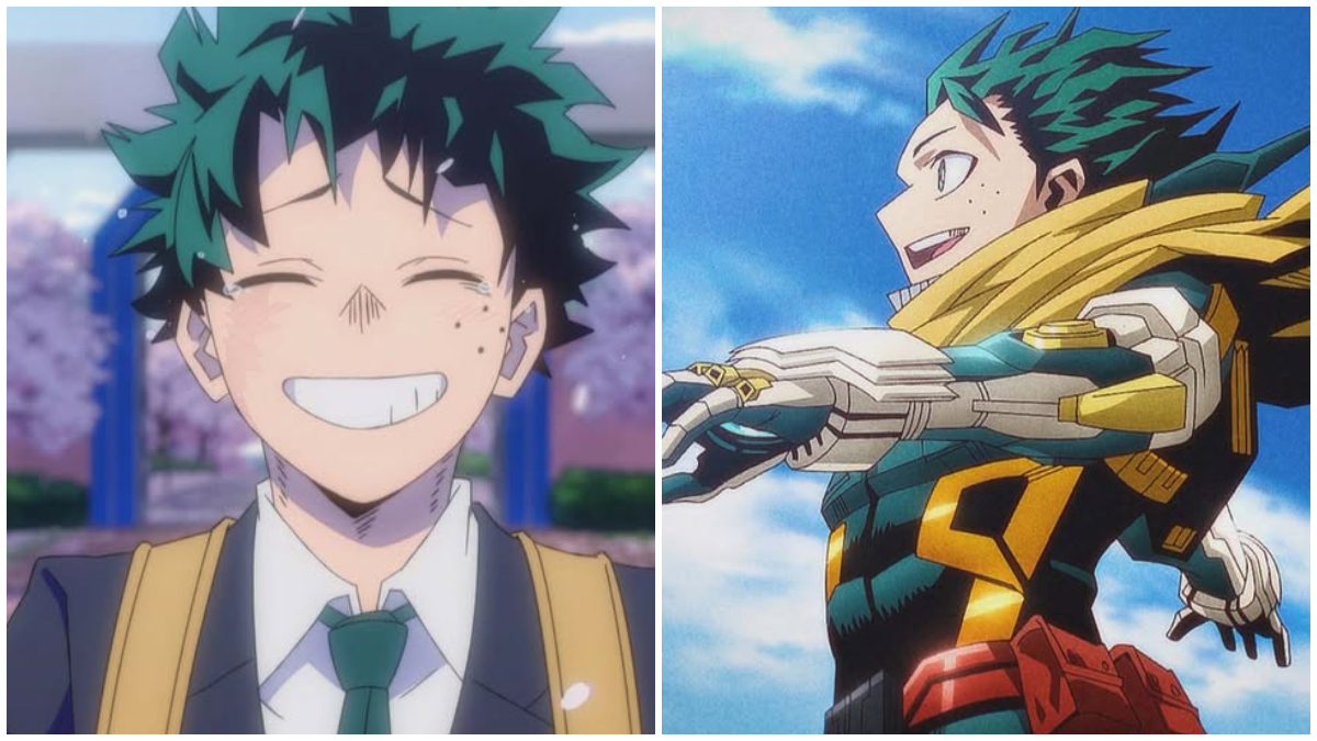 Tokoh utama My Hero Academia, Izuku Midoriya (Deku), dari serial anime yang berhasil mencatatkan rekor Guinness World Records.