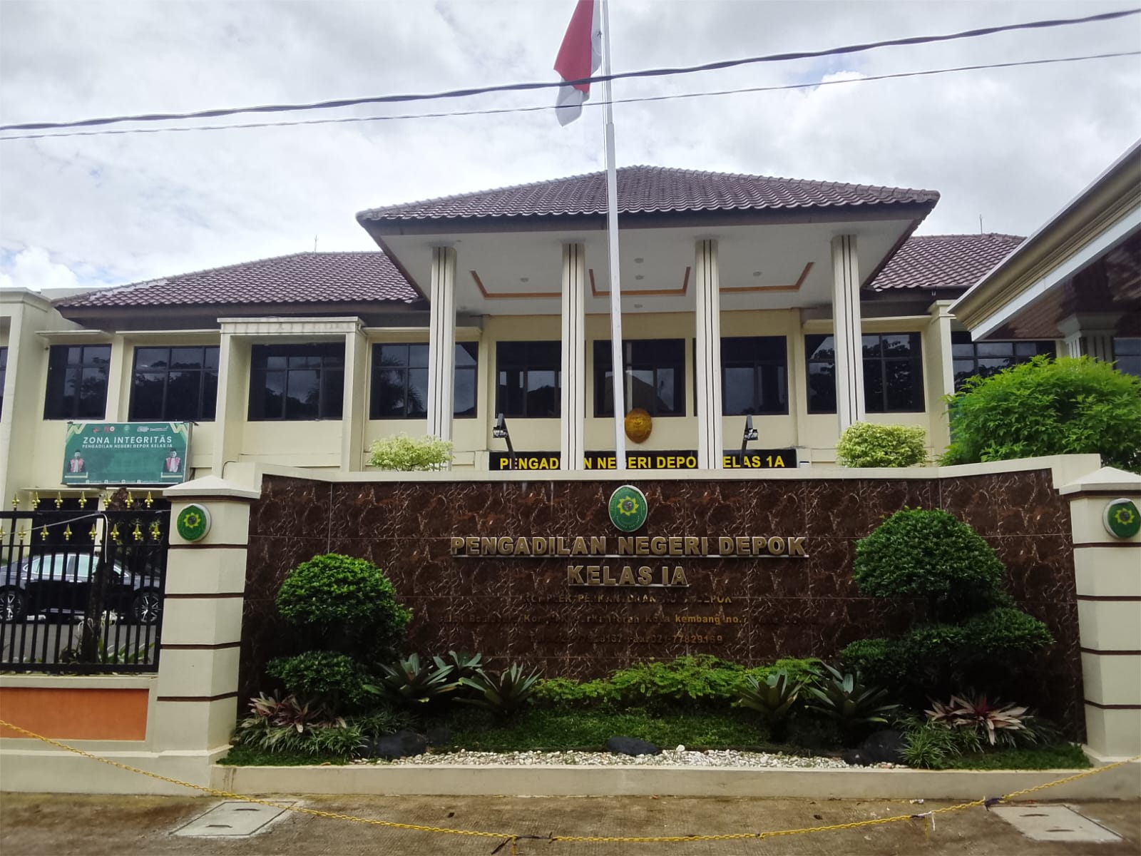 Suasana kantor Pengadilan Pegeri (PN) Depok, Jumat 6 Februari 2026.
