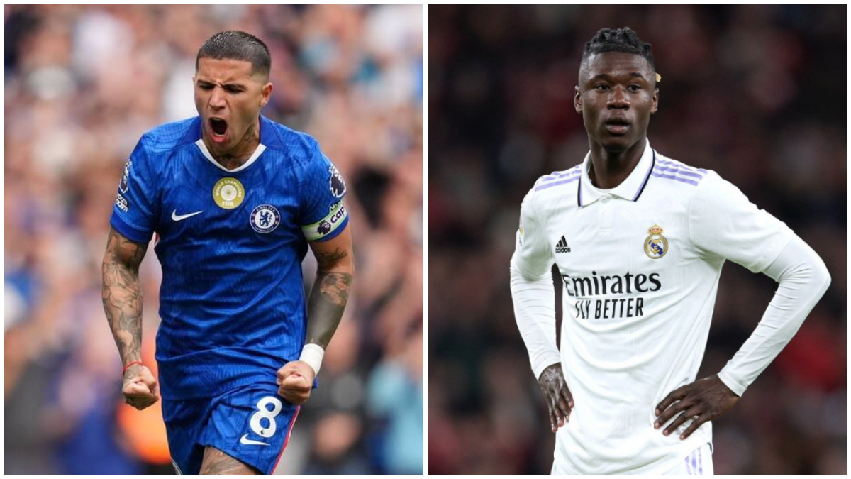 Real Madrid mengincar&nbsp;Enzo Fernandez dari Chelsea ditukar dengan&nbsp;Eduardo Camavinga.