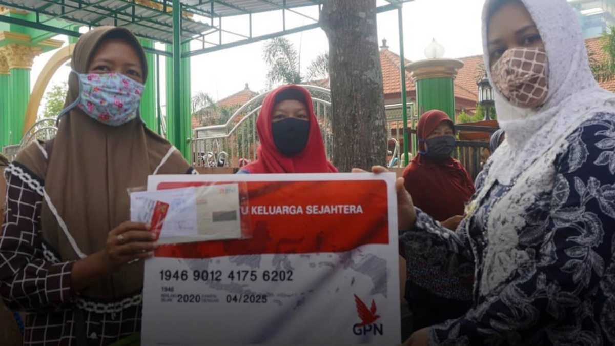Ilustrasi Penyaluran Bansos PKH dan BPNT.