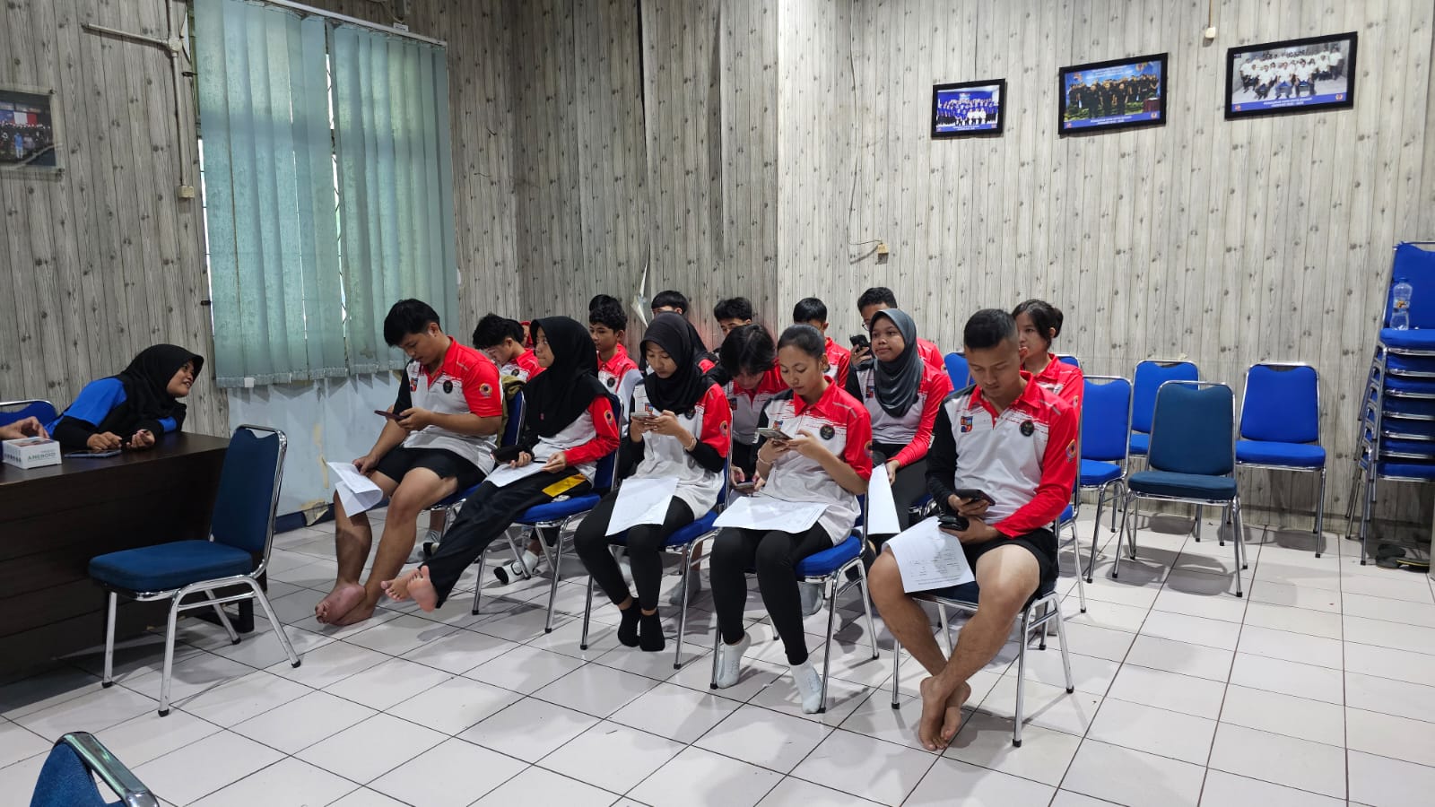 Tes fisik yang diikuti para atlet Kota Bogor jelang Porprov Jawa Barat 2026.